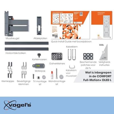 Vogels TVM 3665 Draaibare OLED tv-beugel TV beugel Zwart - thumbnail
