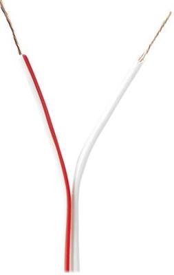Nedis CAGW0350WT1000 Speaker-kabel 2x 0,35 Mm2 100 M Folieverpakking |wit Nedis CAGW0350WT1000 Speaker-kabel 2x 0,35 Mm2 100 M Folieverpakking |wit