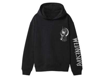 Kinder hoodie of trui Wednesday (Zwart, 134/140) Kinder hoodie of trui Wednesday (Zwart, 134/140)