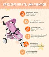 Poppenwagen Jogger Lola - Grey Jeans - thumbnail