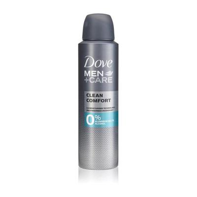 Dove Men+ Care Deodorant Spray Clean Comfort 0% (150ml)