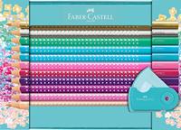 Faber Castell FC-201641 Sparkle Set Faber-Castell 20x Kleurpotloden En 1x Mini Puntenslijper - thumbnail