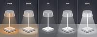 KonstSmide Oplaadbaar tafellampjeScilla wit - 7816-250 - thumbnail