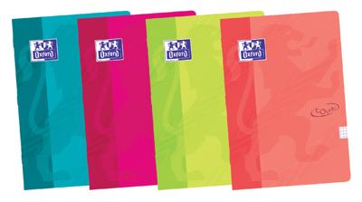 Oxford Touch schrift ft A4, 36 vel, geruit 10 mm, geassorteerde kleuren Oxford Touch schrift ft A4, 36 vel, geruit 10 mm, geassorteerde kleuren