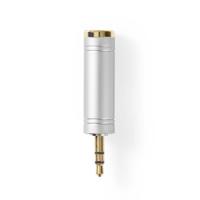 Nedis CAGC22935ME Stereo-adapter 3,5 Mm Male Naar 6,35 Female Metaal - thumbnail