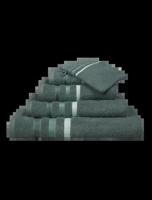 Vandyck Vandyck Prestige Lines washandje 16x22 Forest Green - thumbnail