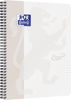 Oxford School Touch spiraalblok, ft A4, 140 bladzijden, gelijnd, grijs - thumbnail