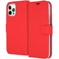 Accezz Wallet Softcase Bookcase iPhone 12 Pro Max Telefoonhoesje Rood - thumbnail