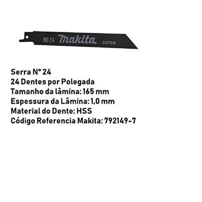 Makita Accessoires Reciprozaagblad 24 - S922A - 792149-7