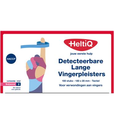 Heltiq Detect vingerpleister lang textiel 180 x 20mm 100 Stuks