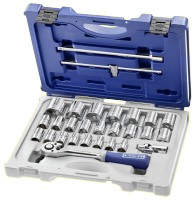 Expert by Facom doppenset 1/2" | 28-delig | incl. koffer | E032939 - E032939 - thumbnail