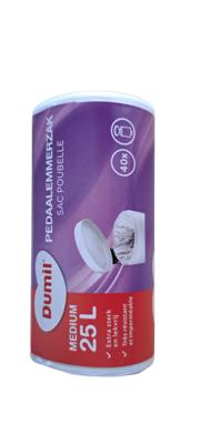 Dumil pedaalemmerzakken 25L rol a 40st