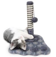 Nobleza Krabpaal - Grijs pluche - 40 cm - thumbnail