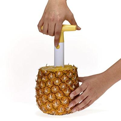 Tomado-Metaltex Ananassnijder 23 cm Wit/Geel