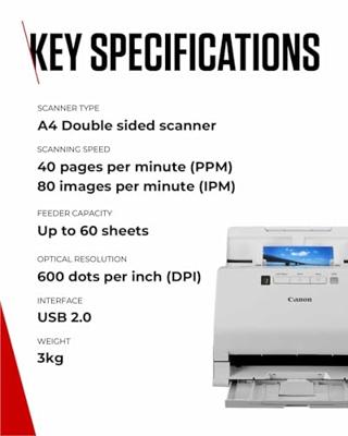 Canon imageFORMULA RS40 Photo Scanner