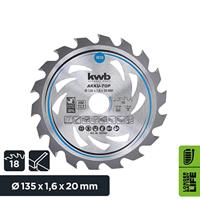 Cirkelzaagblad hm 135x20 19m KWB - Kwb - thumbnail
