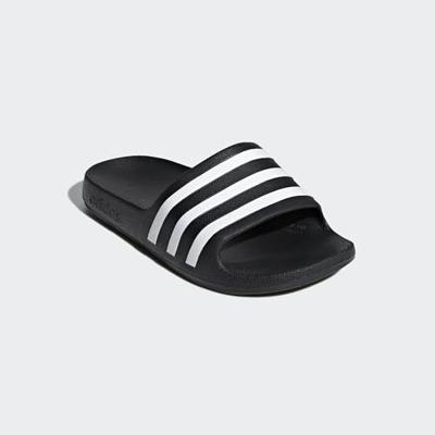 adidas Adilette Aqua Slippers Kids Zwart Wit