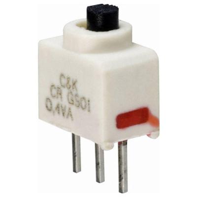 C & K Switches GS01MCBE Slide-Switch GS Series Schuifschakelaar 20 V/AC, 20 V/DC 1x aan/aan 1 stuk(s) Tray