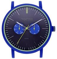Horloge Uniseks Watx & Colors WXCA2743 Blauw (Ø 44 mm) - thumbnail