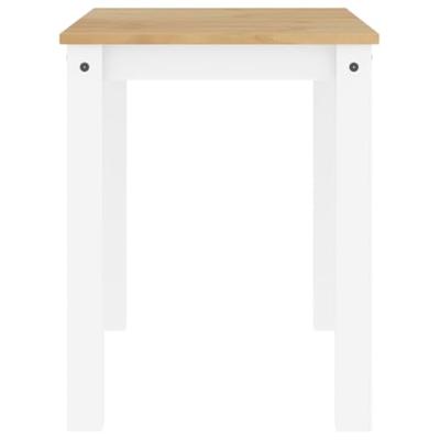 Eettafel Panama 117x60x75 cm massief grenenhout wit