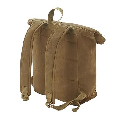 Quadra QD655 Heritage Waxed Canvas Backpack - Black - 30 x 40 x 14 cm