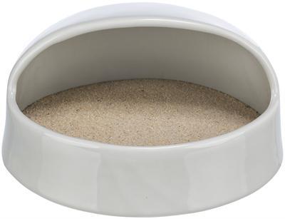 TRIXIE ZANDBAD DEGOES/HAMSTERS KERAMIEK GRIJS 20X16X10 CM 3 ST TRIXIE ZANDBAD DEGOES/HAMSTERS KERAMIEK GRIJS 20X16X10 CM 3 ST