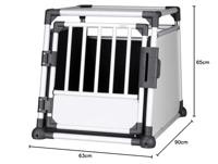 TRIXIE TRANSPORTBOX ALUMINIUM M-L 63X65X90 CM - thumbnail