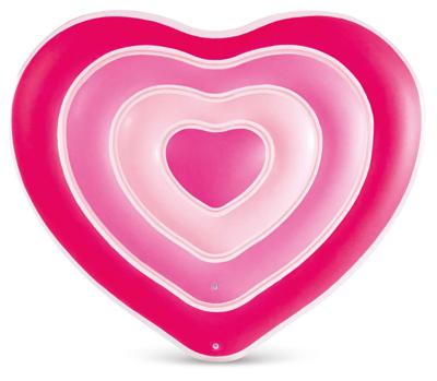 Intex drijfmat hart 155x135x25cm