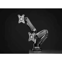 SpeaKa Professional SP-MM-910 2-voudig Monitorbeugel 43,2 cm (17) - 81,3 cm (32) Gasdruktechniek, Kantelbaar, Zwenkbaar - thumbnail