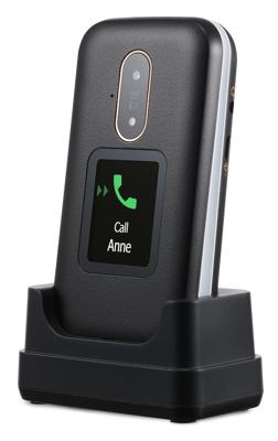 Doro 6880 4G Eenvoudige Klaptelefoon Wit/Zwart Doro 6880 4G Eenvoudige Klaptelefoon Wit/Zwart