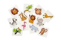 Duckiez Tattoos wilde dieren, 12st. - thumbnail