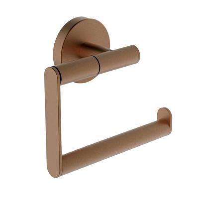 Wiesbaden Alonzo toiletrolhouder zonder klep geborsteld brons koper Wiesbaden Alonzo toiletrolhouder zonder klep geborsteld brons koper