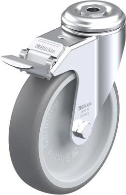 Blickle LKRA-TPA 126G-11-FI Zwenkwiel met rem Wieldiameter: 125 mm Draagvermogen (max.): 120 kg 1 stuk(s)