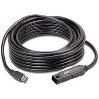 ATEN UE3310 USB-kabel USB 4.0 RJ45 10.00 m Zwart Actief met signaalversterking - thumbnail