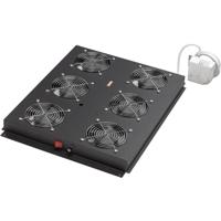 Digitus DN-19 FAN-4-SRV-B 19 inch 4 x Ventilator voor patchkast 1 HE Zwart - thumbnail