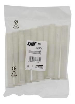 Spit zeef plastic M8/M10 dia 15x130mm