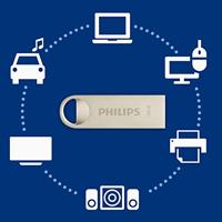Philips Moon edition USB flash drive 128 GB USB Type-A 2.0 Zilver - thumbnail