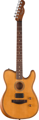 Fender Acoustasonic Standard Telecaster, Aged Natural RW