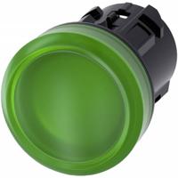 Siemens 3SU1001-6AA40-0AA0 Verlichte melder Plat Groen 1 stuk(s) - thumbnail
