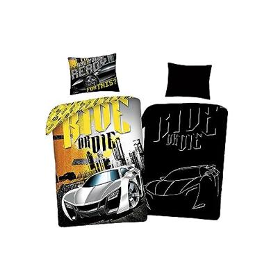 The Fast and the Furious Dekbedovertrek Ride or Day Glow in the Dark - 140 x 200 cm - Katoen - 70 x 90 cm The Fast and the Furious Dekbedovertrek Ride or Day Glow in the Dark - 140 x 200 cm - Katoen - 70 x 90 cm