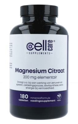 CellCare Magnesium 200mg elementair 180 Tabletten