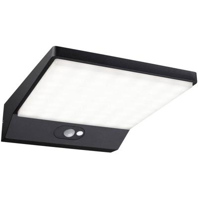 Paulmann 94334 Ronas Wandlamp op zonne-energie Energielabel: A (A - G) 5 W Warmwit Donkergrijs