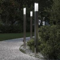 Bolderverlichting met stopcontact 3 stuks 110 cm RVS IP44 - thumbnail