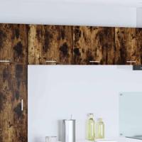 Hangkast Riga 2 pcs Gerookte Eik en Wit 50 x 31 x 40 cm - thumbnail