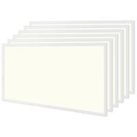 LED Paneel 30x60 6 Pack - Velvalux Lumis - LED Paneel Systeemplafond - Natuurlijk Wit 4000K - 24W - Inbouw - Rechthoek - Wit - Flikkervrij - thumbnail