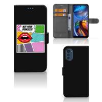 Motorola Moto E32 | Moto E32s | Wallet Case | met Pasjes | Popart Princess - thumbnail
