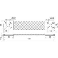 DEHN UEBB L180 B10.5 B5.2 AL Overspanningsveilige dwarsverbinder 1 stuk(s) - thumbnail