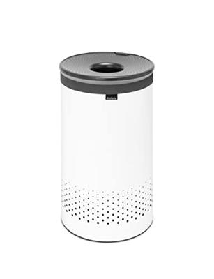Brabantia wasbox 60 liter kunststof deksel white