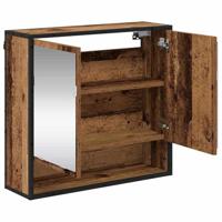 Badkamer spiegelkast Oud hout 65 x 20 x 60 cm Bewerkt hout - thumbnail