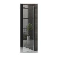 Douchewand Wiesbaden met muurprofiel 40x200cm 10mm NANO coating - thumbnail